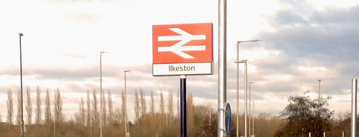 Ilkeston Railway Main Car Park sign